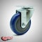 Service Caster 4 Inch SS Blue Polyurethane Wheel Swivel Top Plate Caster SCC-SS20S414-PPUB-BLUE - alternate 3